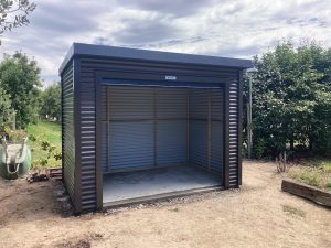 New shed building